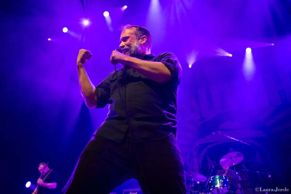 Clutch performing live on stage